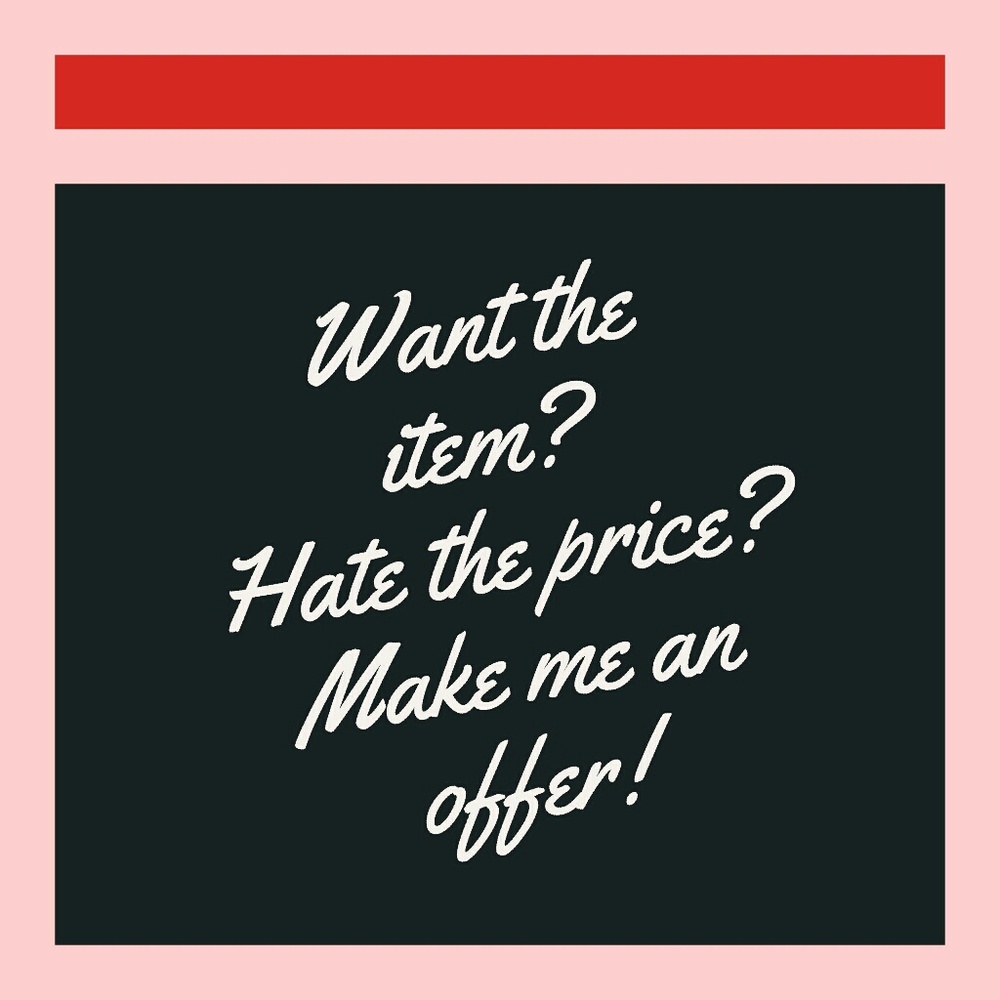 All Offers Considered. Make Me An Offer